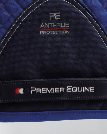 Premier Equine Pony Dressage Square - Royal Blue, Anti-Rub Protection, Cotton Saddle Pad