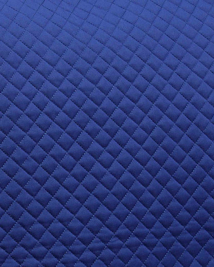 Premier Equine Pony Plain Cotton GP/Jump Square - Royal Blue Saddle Pad