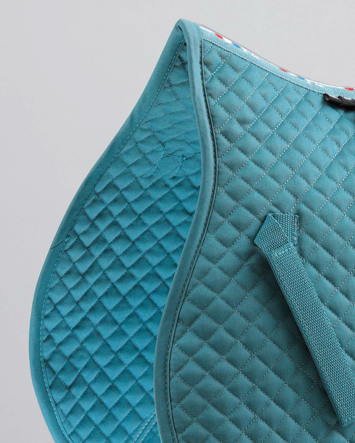 Premier Equine Pony Turquoise GP/Jump Saddle Pad: Quilted Cotton, Wicking, Anti-Rub - Shop Now!