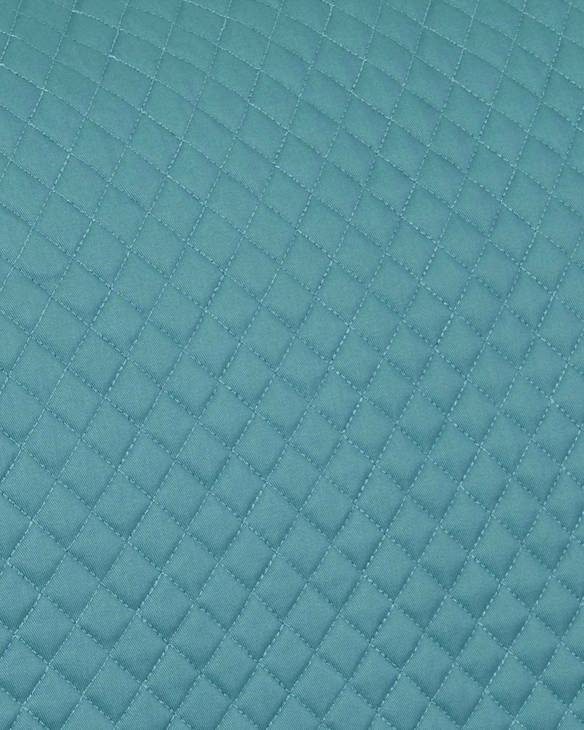 Premier Equine Pony Plain Cotton GP/Jump Saddle Pad - Turquoise Quilted Design