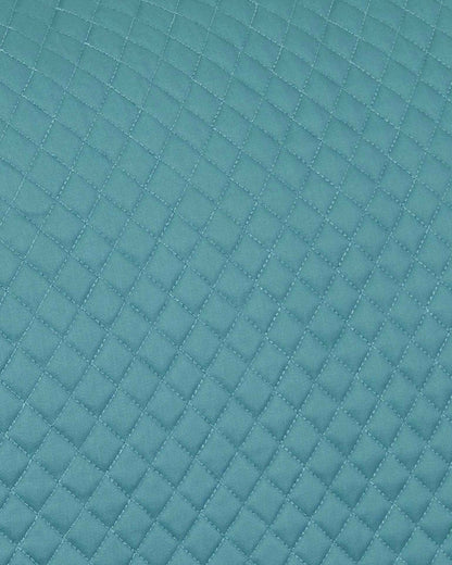 Premier Equine Pony Plain Cotton GP/Jump Saddle Pad - Turquoise Quilted Design