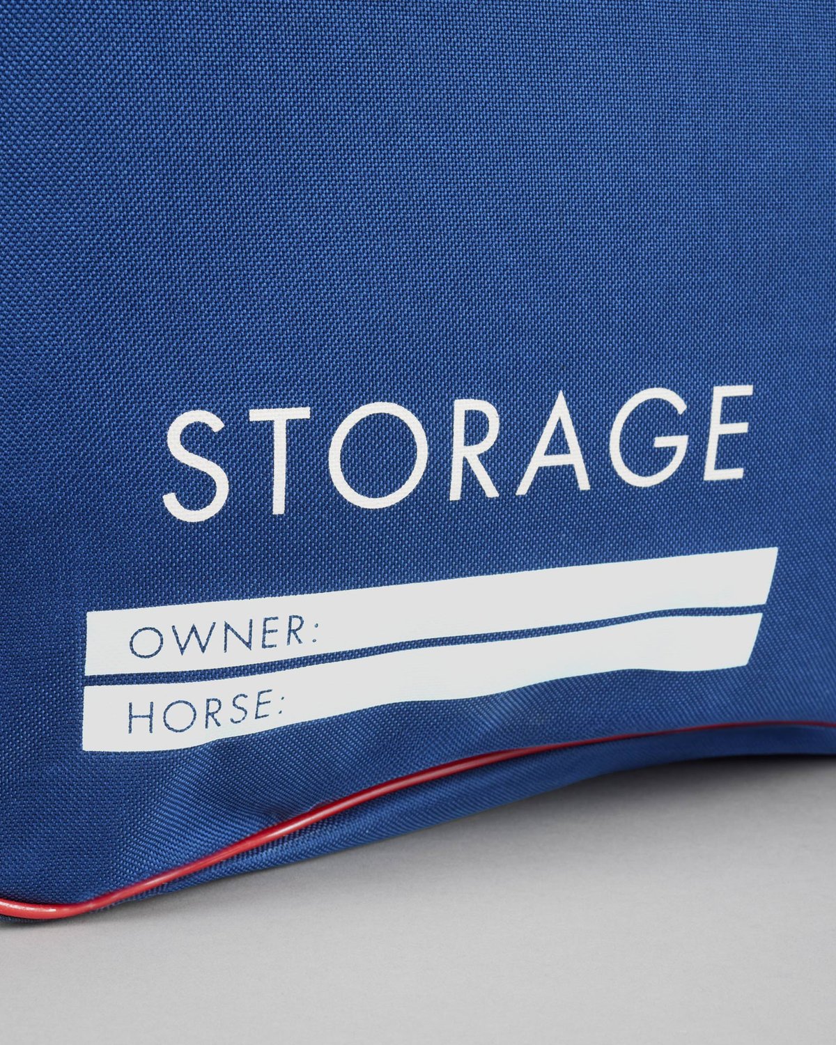 Premier Equine Storage Bag Navy: Horse Equipment Organizer with Owner & Horse Label