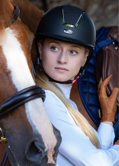 Equestrian helmet: PREMIER EQUINE ODYSSEY Riding Helmet. Safety and Style for horse riding. Horse and rider focus.…