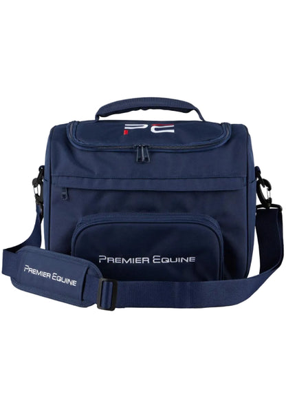 PREMIER EQUINE Grooming Bag Navy - Stylish and Functional Equestrian Storage Solution - Grooming Bags & Boxes Horse One Size