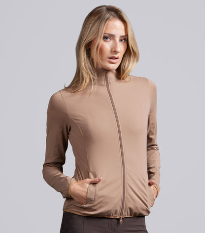 Premier Equine Valerius Women's Jacket in Latte | Equestrian Performance Wear