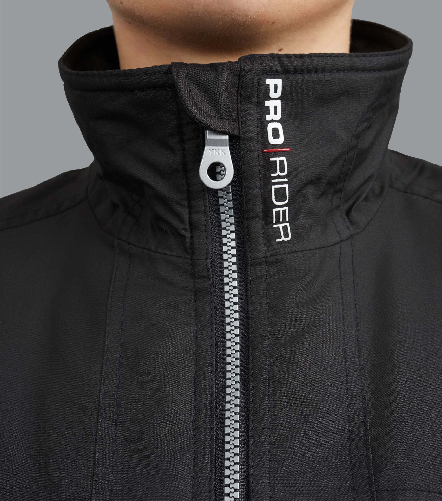 Premier Equine Pro Rider Waterproof Riding Jacket - Unisex Black Equestrian Coat