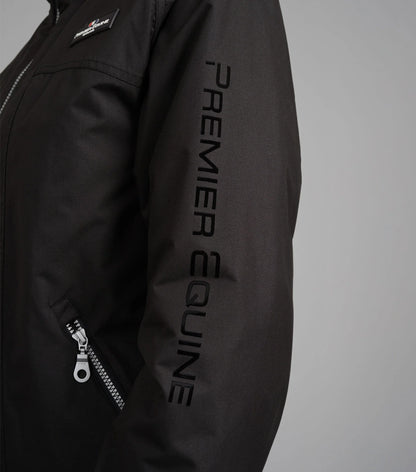 PREMIER EQUINE PRO RIDER Unisex Waterproof Riding Jacket - Black: Comfort, Protection, and Style for Equestrians