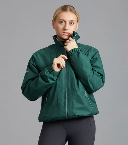 Premier Equine Pro Rider Green Waterproof Riding Jacket Unisex | Equestrian Apparel