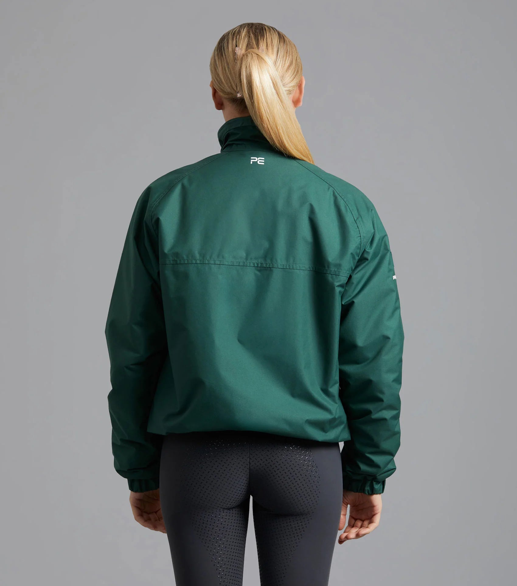 Premier Equine Pro Rider Unisex Waterproof Riding Jacket Green