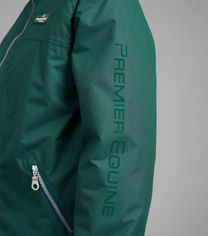 Premier Equine Green Waterproof Riding Jacket - Unisex Equestrian Outerwear