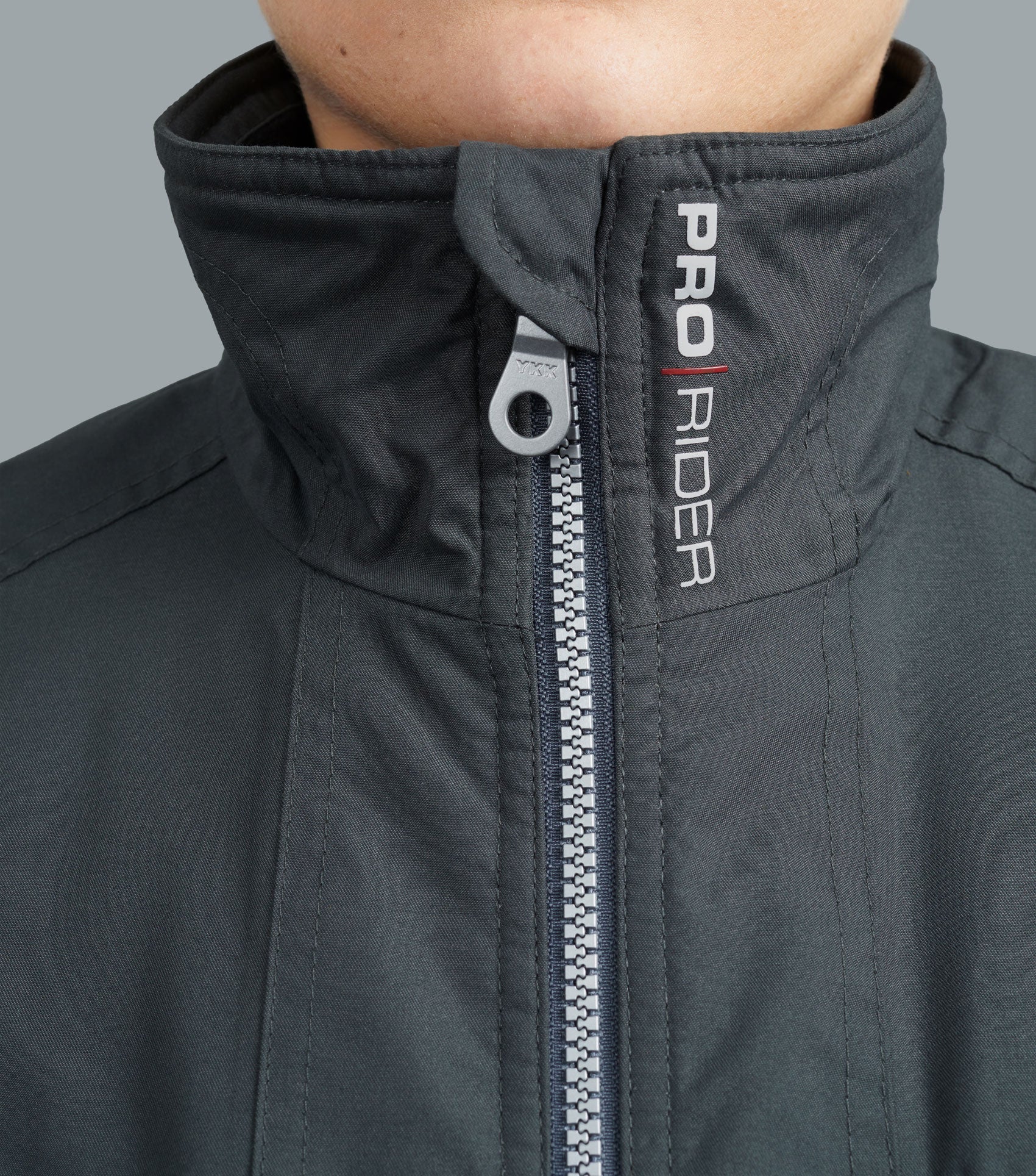 Premier Equine Unisex Waterproof Riding Jacket in Anthracite Grey - Stylish Riding Coat