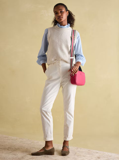 JOULES TRENT Pink Cross Body Bag - Stylish Leather Handbag for Women | Equiflair