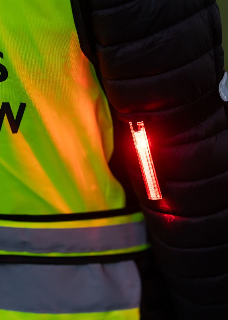 WOOF WEAR Rider Safety Lights: Equestrian high visibility LED light for riding hats, arms, or legs. Increase safety!