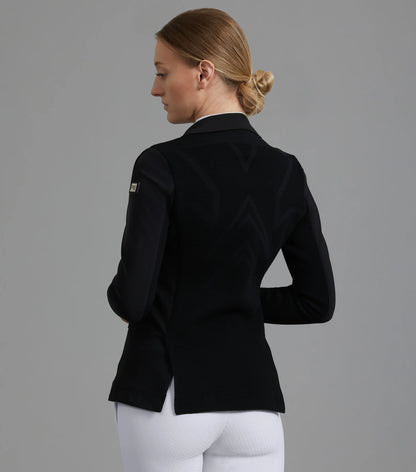 Premier Equine Black Quarto Competition Jacket for Ladies - Equestrian Apparel
