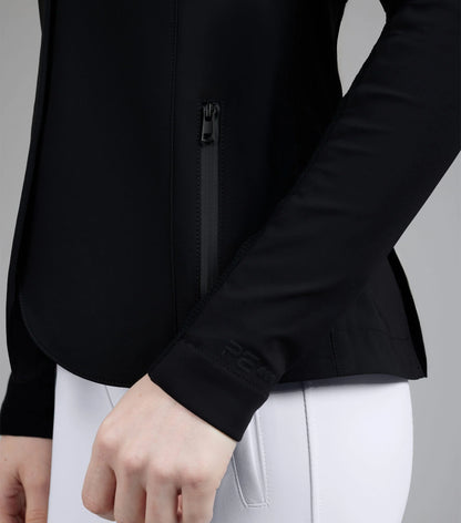 Premier Equine Quarto Ladies Competition Jacket - Jet Black Equestrian Apparel
