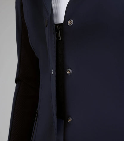 Premier Equine Navy Competition Jacket: Ladies' Equestrian Show Jacket, Riding Apparel Details, Technical Fabric & Fitted Style