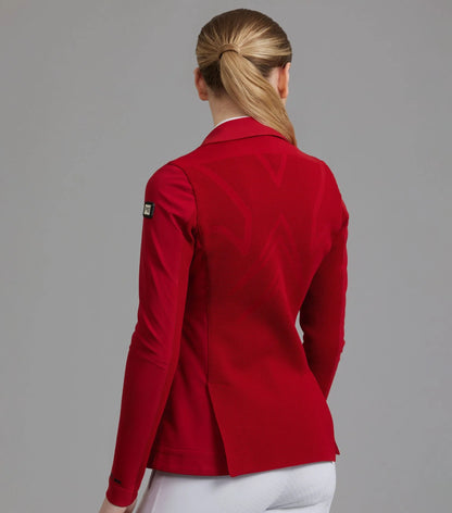 Premier Equine Ladies Competition Jacket, London Red, Equestrian Apparel
