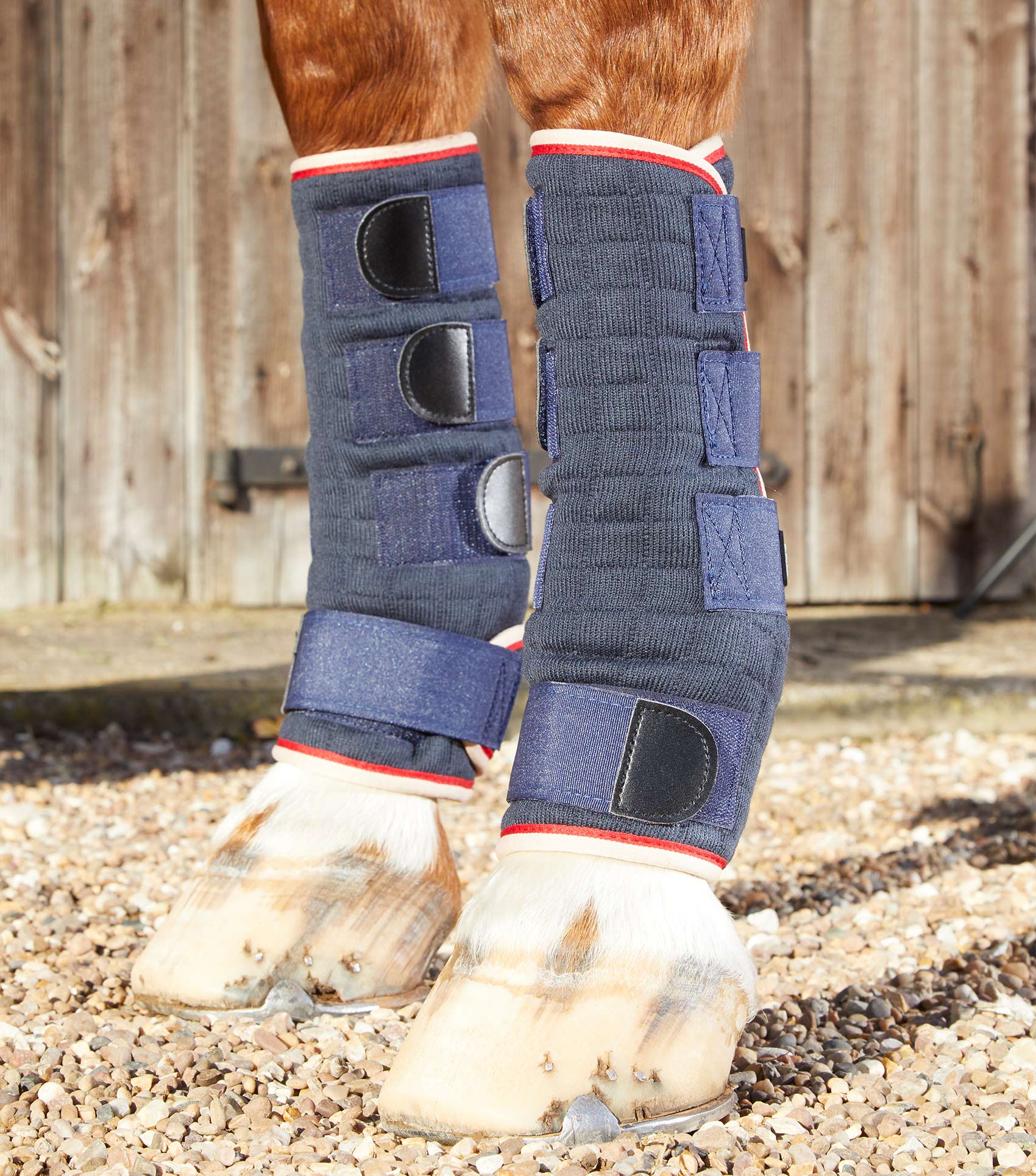 PREMIER EQUINE Quick Dry Horse Leg Wraps Navy: Cooling & Breathable protection for horse legs. Equiflair Store