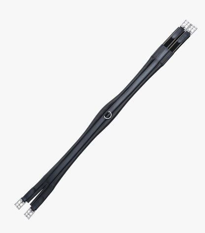 Premier Equine Rapone Leather Horse Girth - Black English Saddle Girth Dressage Jumping Equestrian Equipment