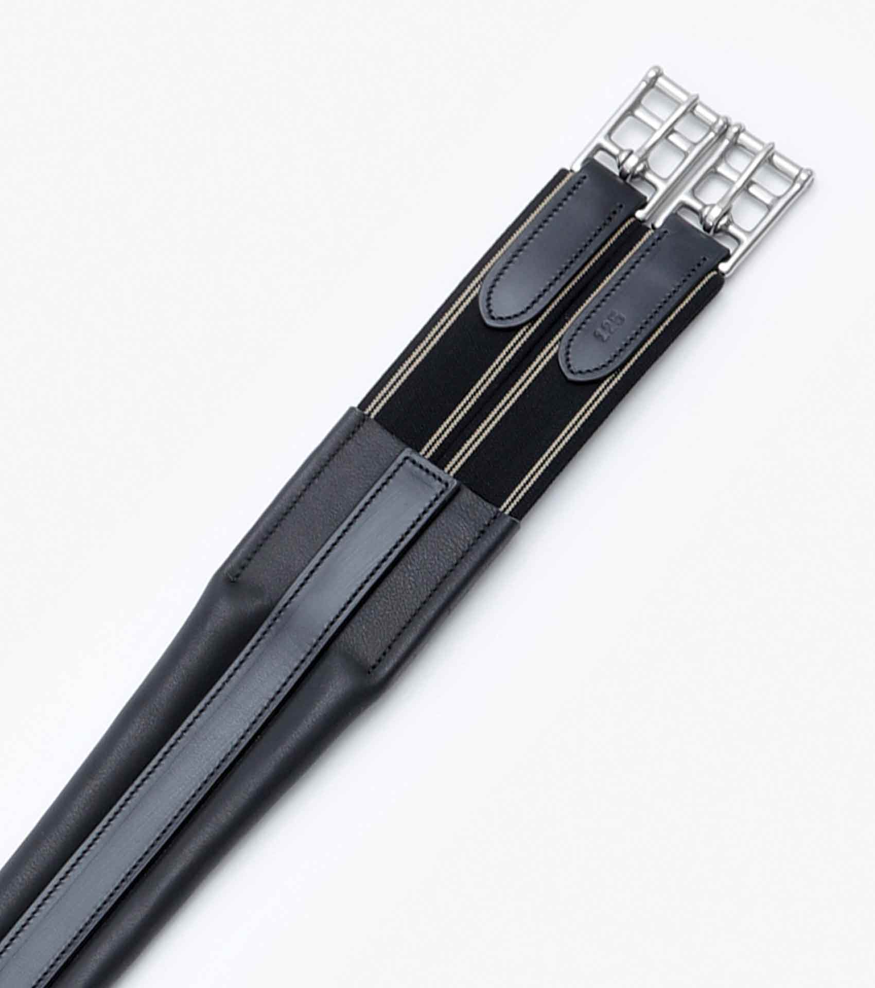 Premier Equine Rapone Leather Girth Black