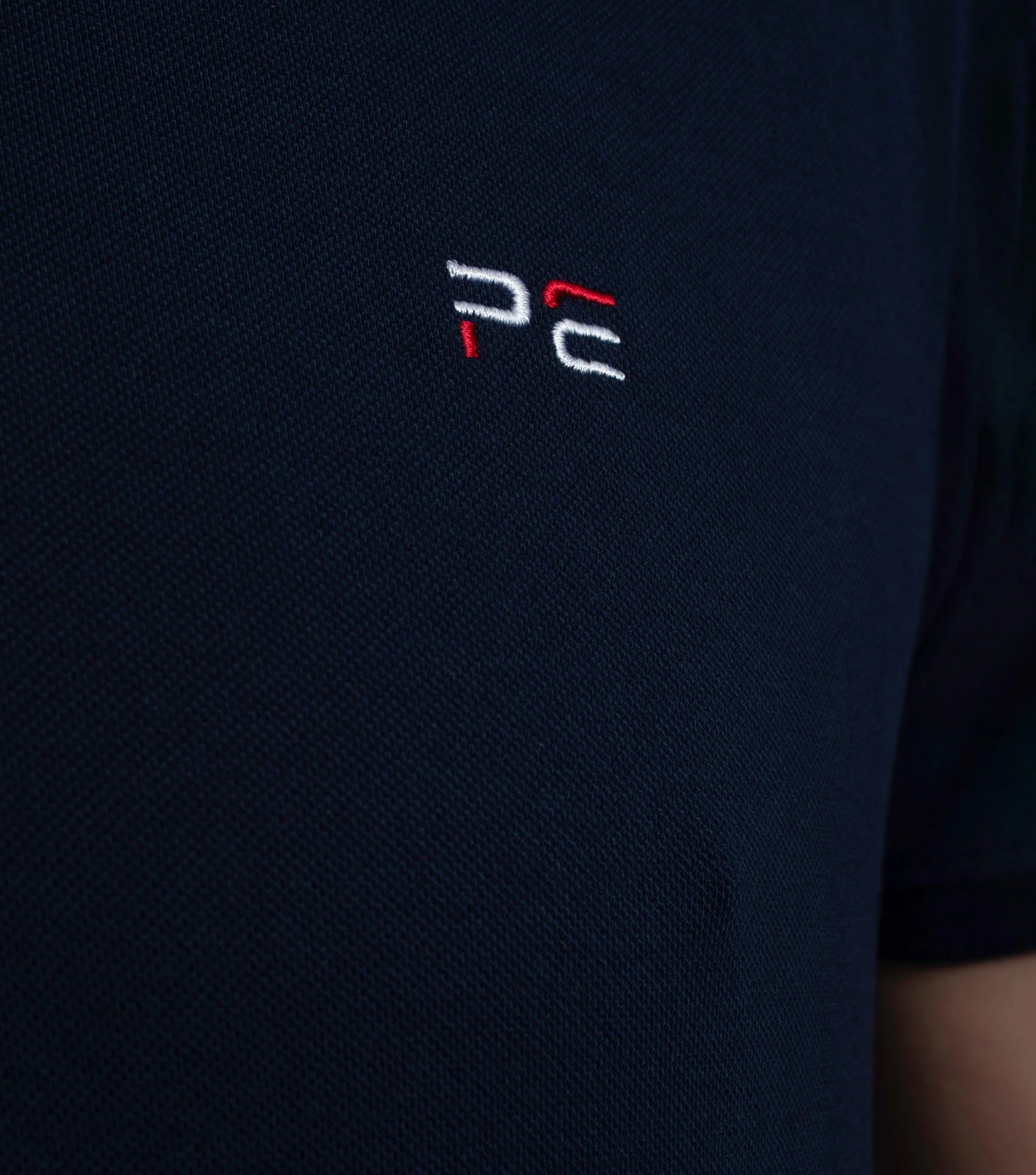 Premier Equine Respiro Men's Navy Polo Shirt for Riding - Equestrian Apparel with Embroidered Logo