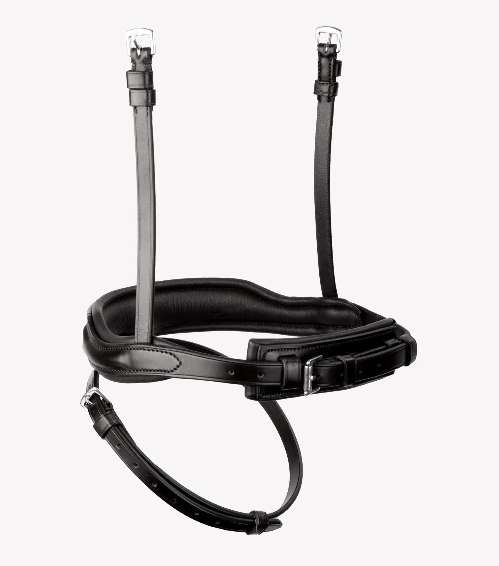 Premier Equine Rizzo Anatomical Flash Horse Bridle - Black Leather Noseband | Equiflair