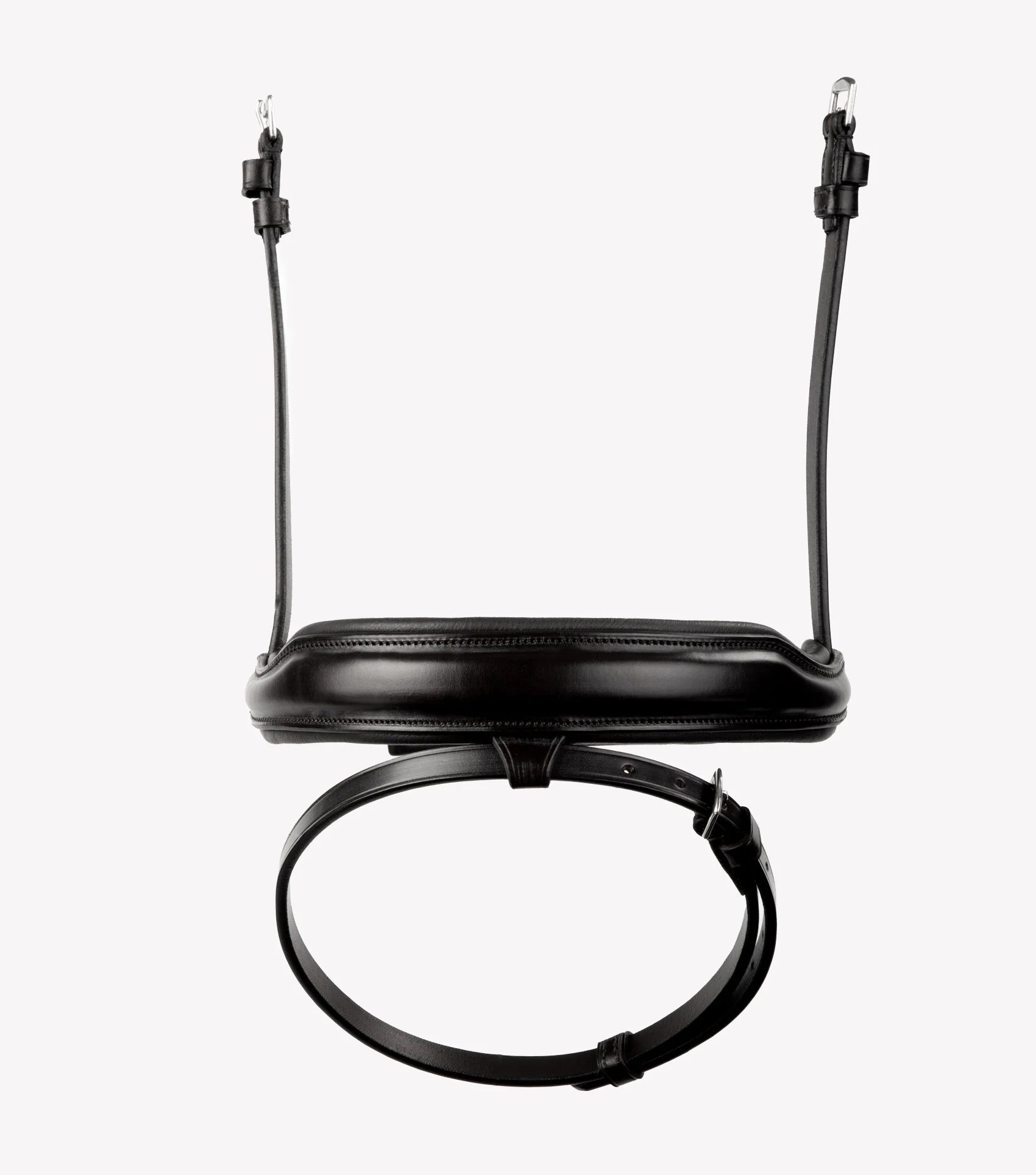 Premier Equine Rizzo Anatomic Flash Noseband - Black Horse Riding Equipment