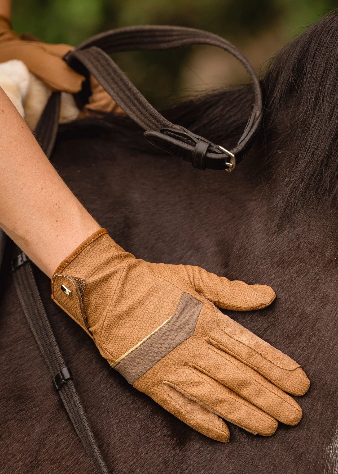 Roeckl Manecaress Riding Gloves Caramel | Equiflair