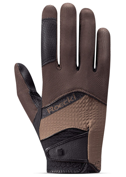 Roeckl Millero Riding Gloves Dark Mocha/Choco Milk | Equiflair
