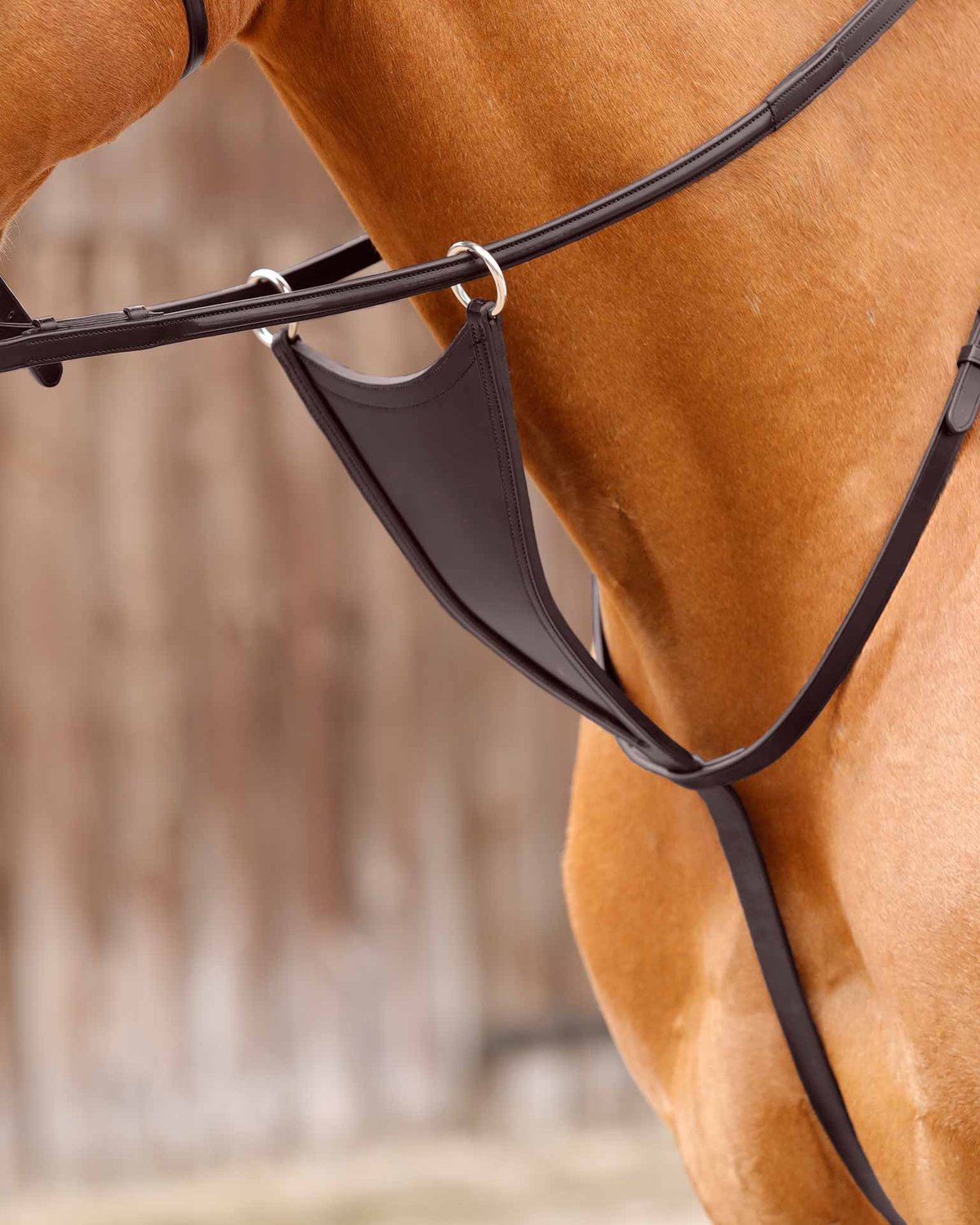 Premier Equine Rosello Bib Martingale Brown
