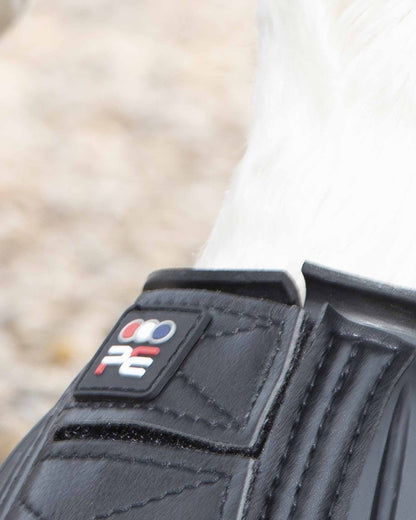 Premier Equine Rubber Bell Over Reach Boots Black | Horse Boots for Protection
