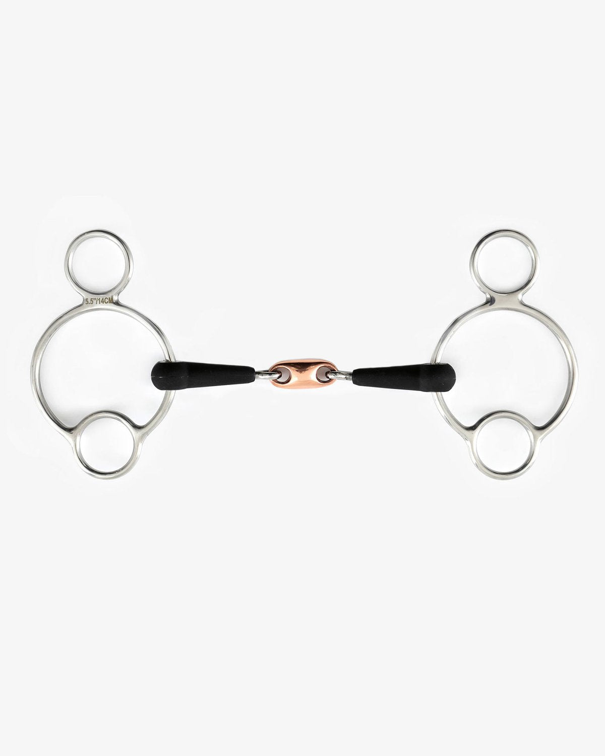 Premier Equine Rubber Universal Horse Bit with Copper Lozenge - Comfortable & Controlled Riding