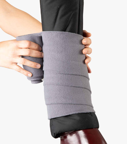 Wrapping Gray Horse Leg Wraps - Stable Boot Liner for Horse Leg Protection & Support