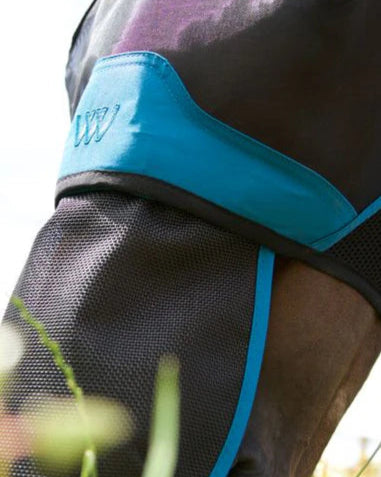 Woof Wear UV Nose Protector Black Turquoise