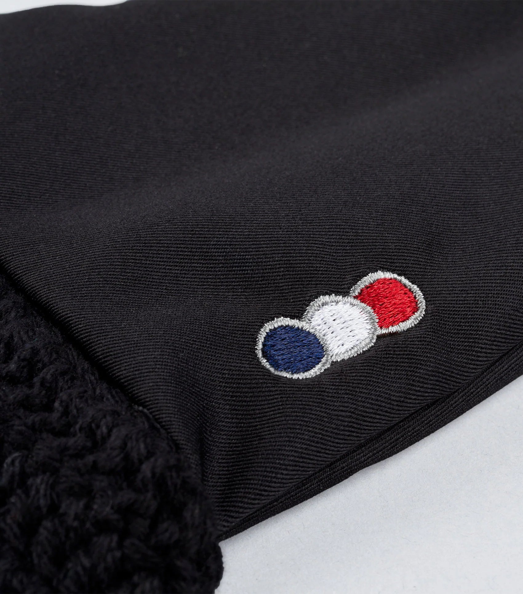 PREMIER EQUINE Salto Black Fly Veil - Equine Ear Net, Tricolor Embroidery, Horse Fly Protection