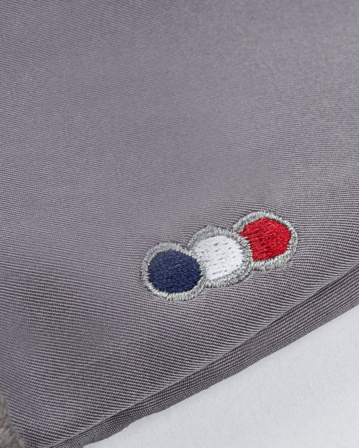 PREMIER EQUINE Salto Fly Veil - Grey. Horse ear protection, fly mask. Equestrian headwear close-up.