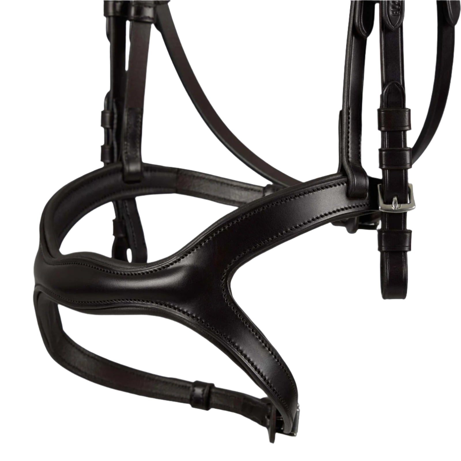 PREMIER EQUINE San Paolo Anatomical Bridle - Brown Italian Leather Horse Tack - Ergonomic Comfort