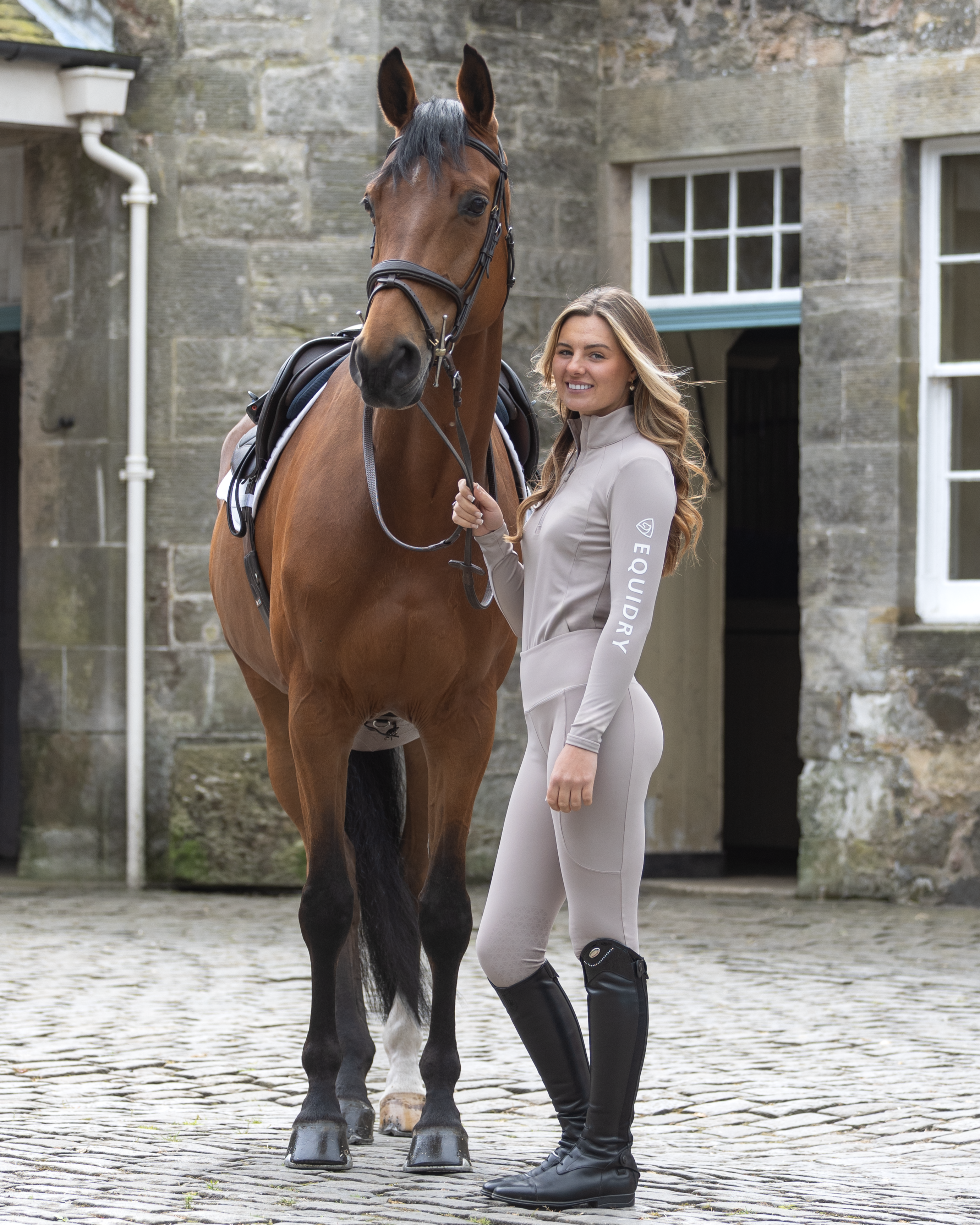 EQUIDRY Women's Water Repellent Base Layer Sand