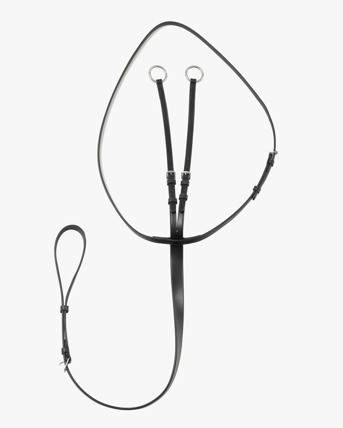 Premier Equine Santadi Adjustable Running Martingale Black