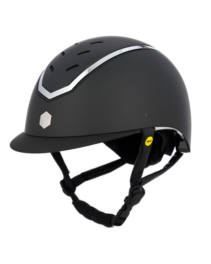 CHARLES OWEN Kylo EQX Helmet - Black Matte Equestrian Helmet with MIPS Safety