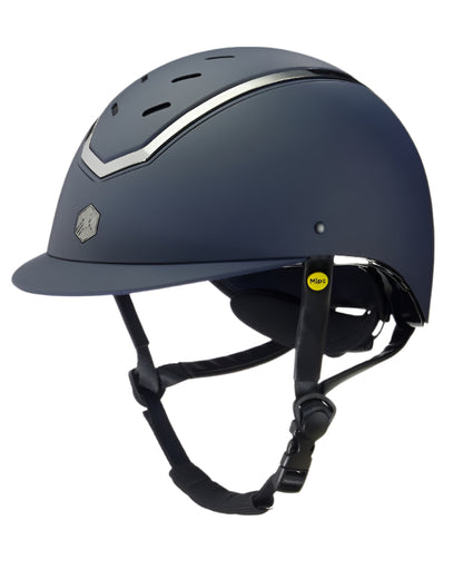 CHARLES OWEN Kylo EQX MIPS Equestrian Helmet - Navy Matte/Pewter Riding Helmet Safety