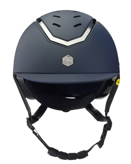 Charles Owen Kylo EQX Riding Helmet - Navy Matte, MIPS Equestrian Safety Gear