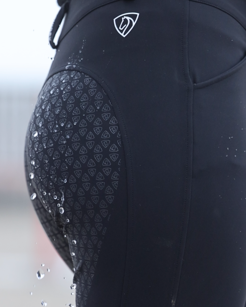 EQUIDRY Waterproof Breeches Black