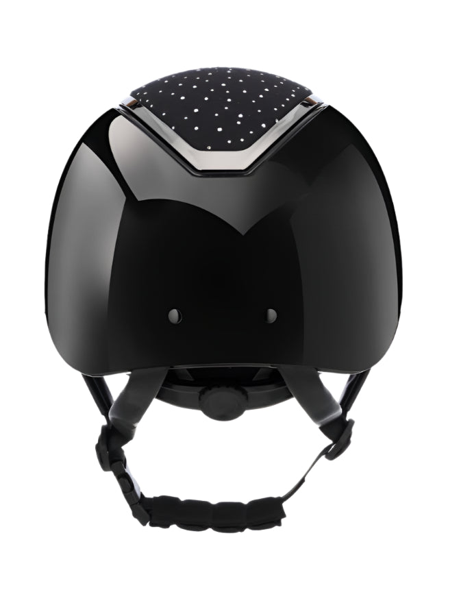 Charles Owen Kylo EQx Crystal Helmet Black Gloss/Chrome