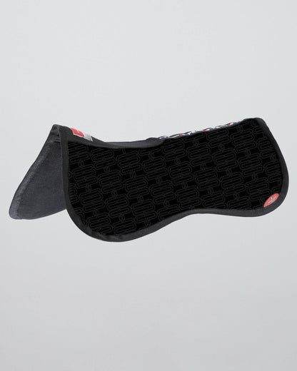 Premier Equine Shock Absorber Half Pad - Black Horse Riding Equestrian Pad for Comfort and Protection