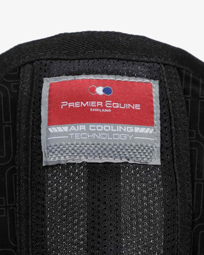 Premier Equine Shock Absorber Half Pad Black - Air Cooling Technology for Horse Riding Comfort