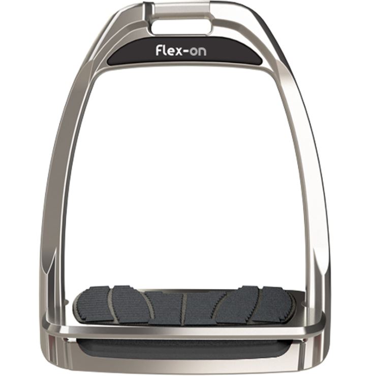 Flex-On Hunter Stirrups  - Silver IUG Sillver/Grey
