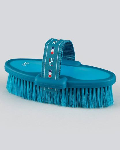 Blue Horse Grooming Brush - Soft-Touch Body Brush for Equine Care, Premier Equine