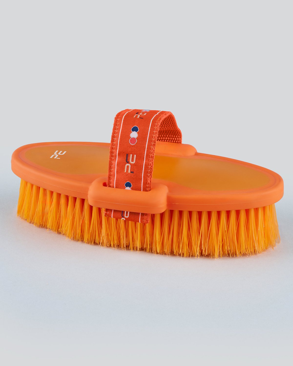Orange Horse Body Brush - Soft Touch Grooming Brush from Equiflair