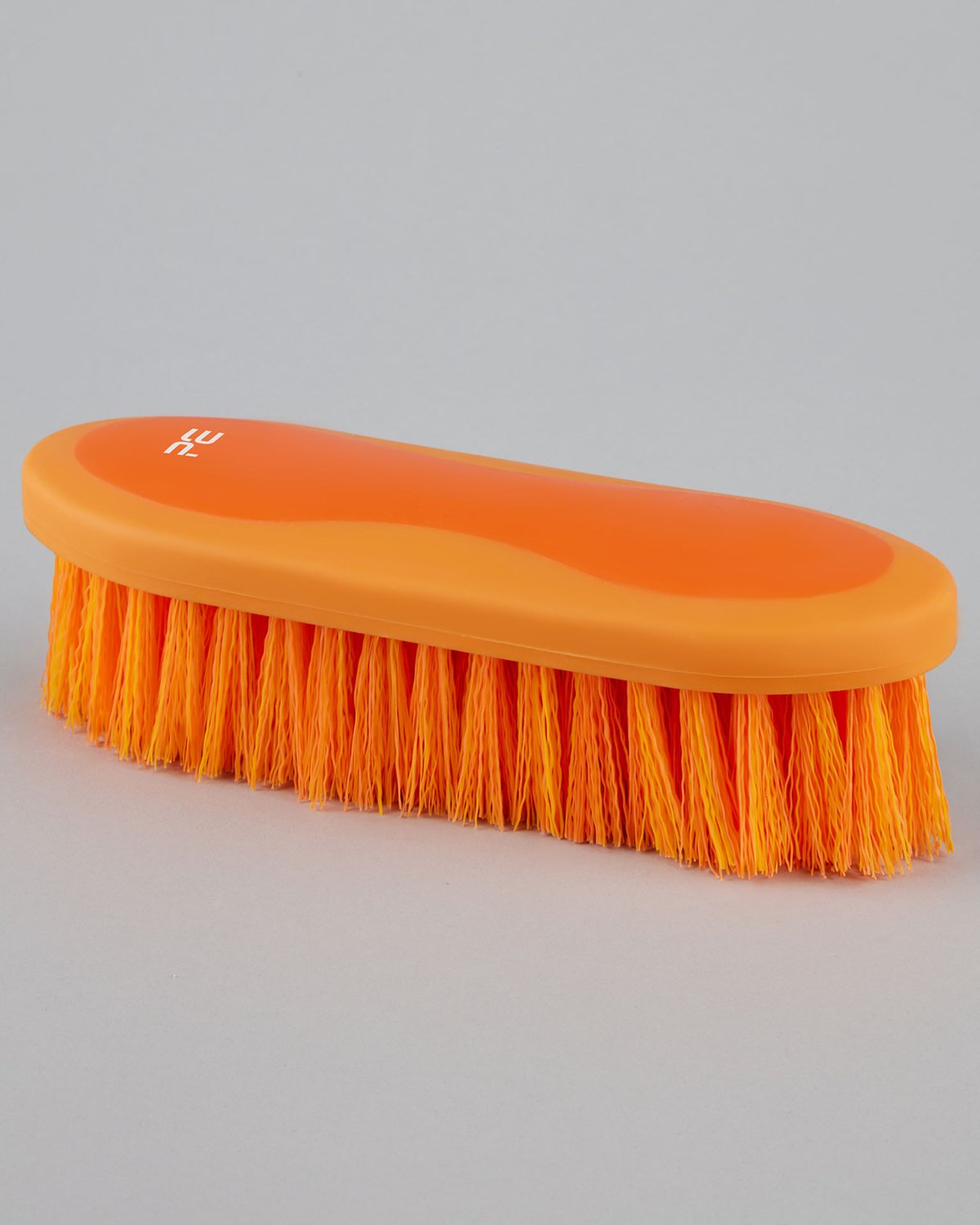 PREMIER EQUINE Soft-Touch Dandy Brush - Orange & Amber. Horse Grooming Brush for Dust Removal & Coat Shine